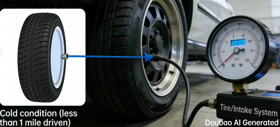 Inflate or deflate to reach the recommended pressure