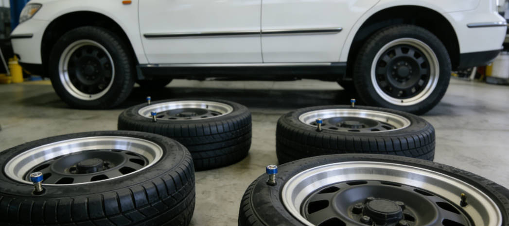 Replace the valve cap and check all four tires