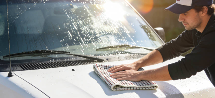 Rinse and Dry Immediately