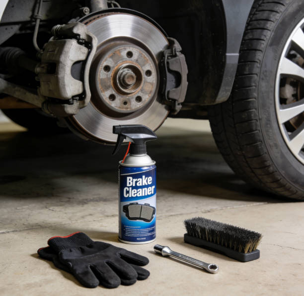 Safety equipment and tools for brake cleaning
