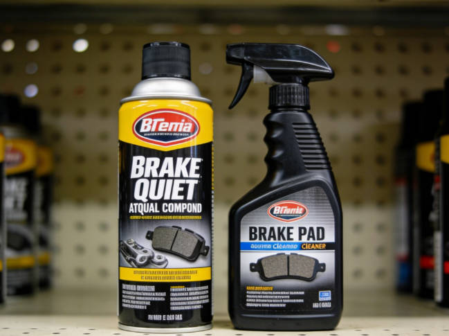 Materials needed for applying anti-squeal compound